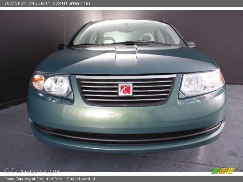 Cypress Green / Tan 2007 Saturn ION 2 Sedan