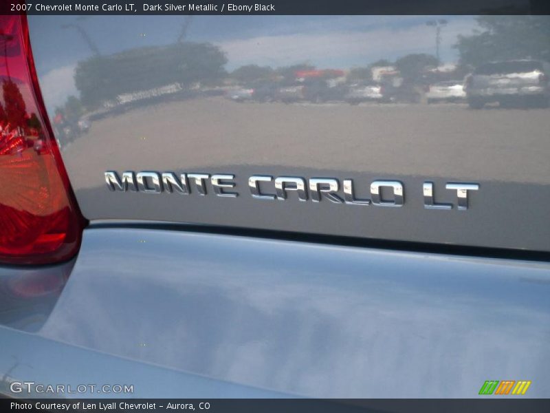 Dark Silver Metallic / Ebony Black 2007 Chevrolet Monte Carlo LT