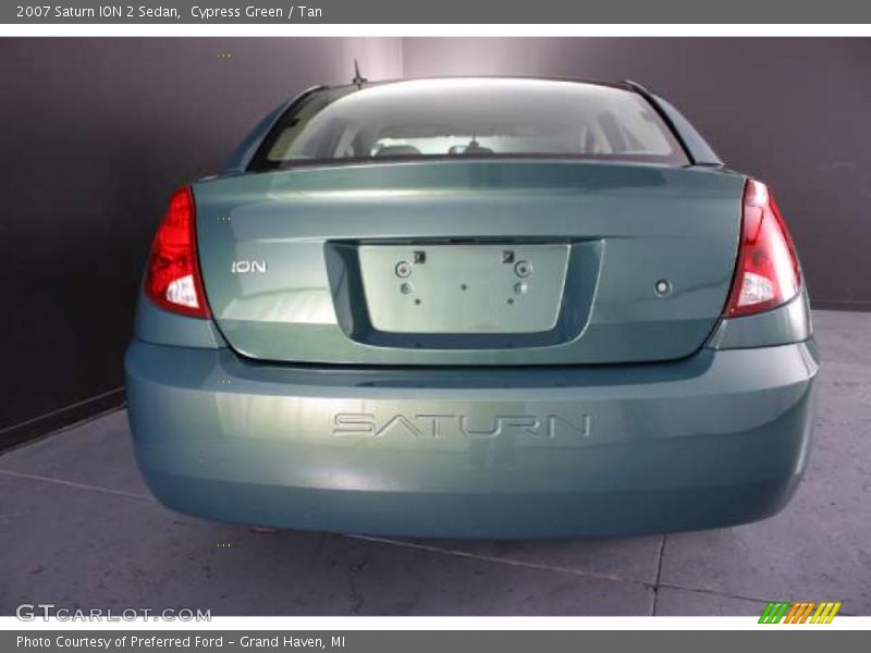 Cypress Green / Tan 2007 Saturn ION 2 Sedan