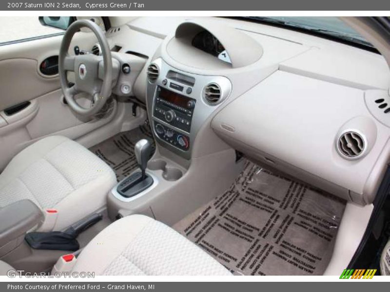 Cypress Green / Tan 2007 Saturn ION 2 Sedan