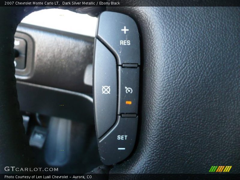 Dark Silver Metallic / Ebony Black 2007 Chevrolet Monte Carlo LT