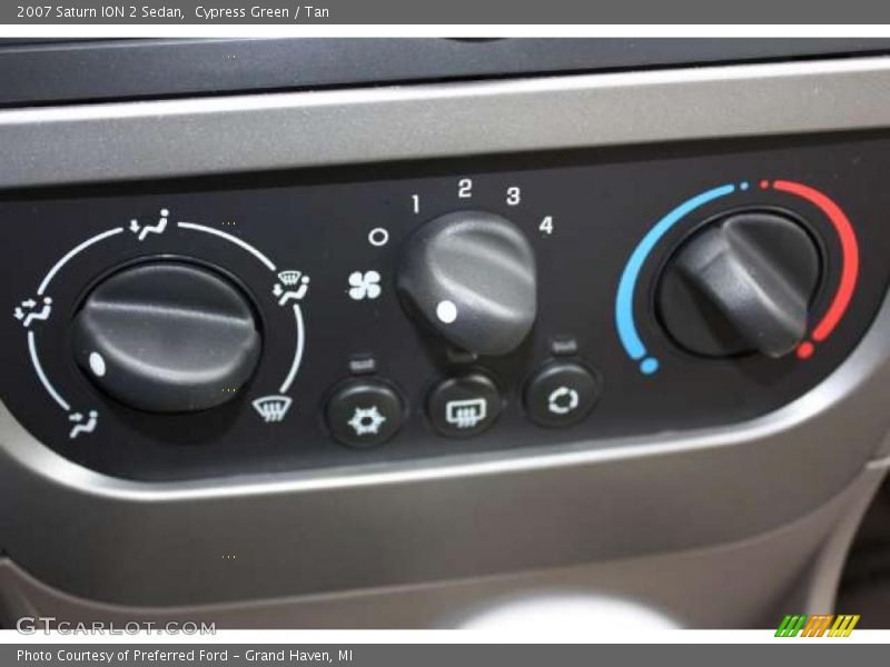 Cypress Green / Tan 2007 Saturn ION 2 Sedan