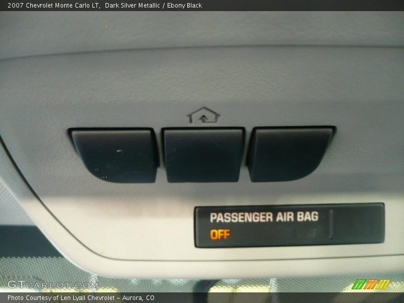 Dark Silver Metallic / Ebony Black 2007 Chevrolet Monte Carlo LT