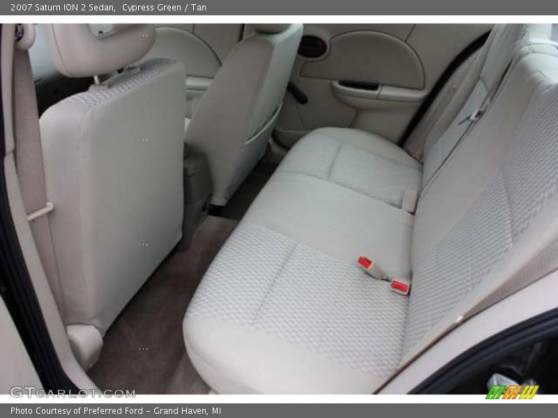 Cypress Green / Tan 2007 Saturn ION 2 Sedan