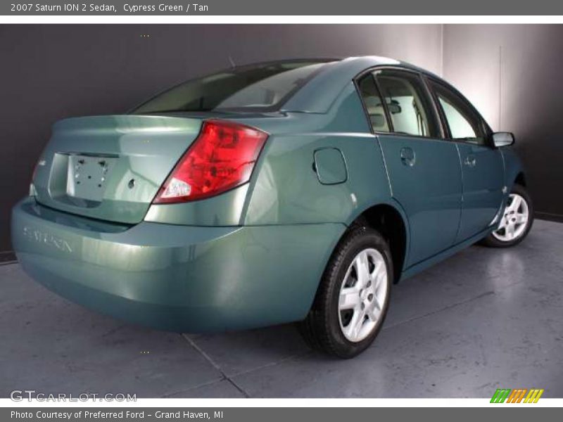 Cypress Green / Tan 2007 Saturn ION 2 Sedan