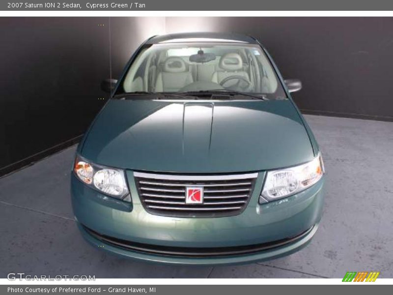 Cypress Green / Tan 2007 Saturn ION 2 Sedan