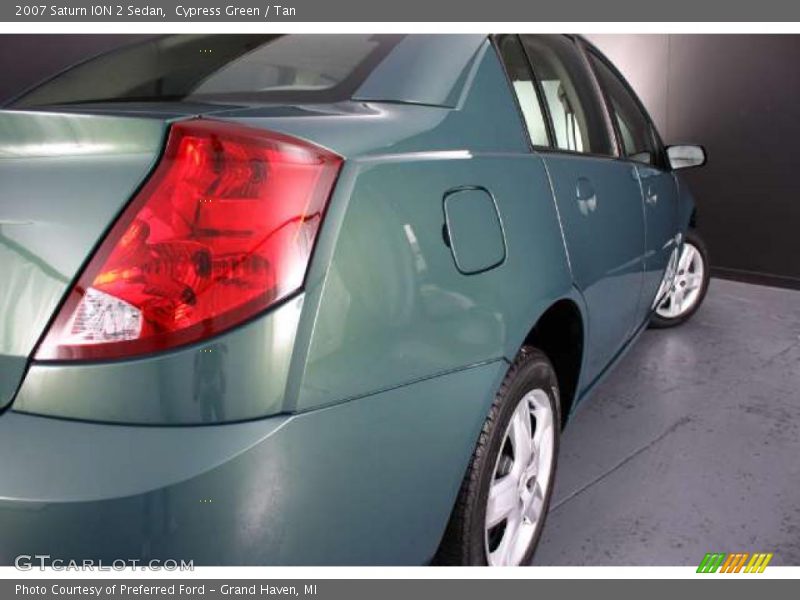 Cypress Green / Tan 2007 Saturn ION 2 Sedan