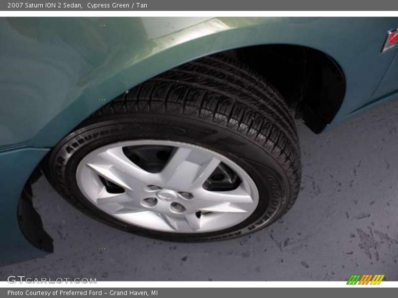 Cypress Green / Tan 2007 Saturn ION 2 Sedan