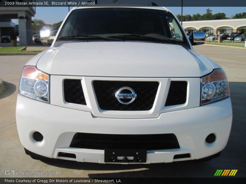 Blizzard White / Almond 2009 Nissan Armada SE