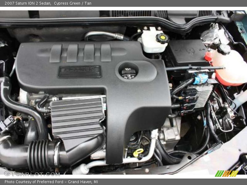 Cypress Green / Tan 2007 Saturn ION 2 Sedan