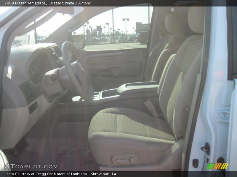 Blizzard White / Almond 2009 Nissan Armada SE