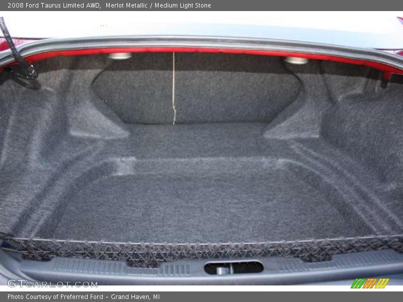 Merlot Metallic / Medium Light Stone 2008 Ford Taurus Limited AWD