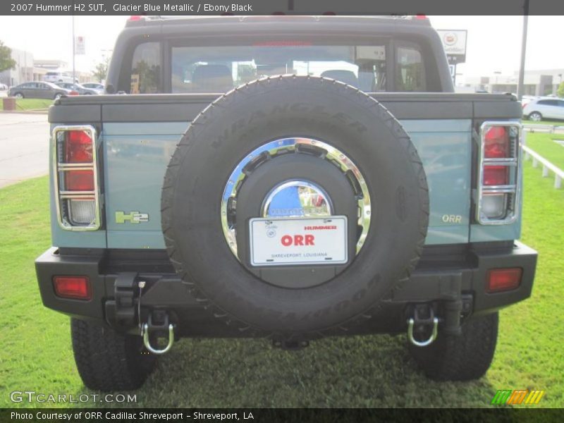Glacier Blue Metallic / Ebony Black 2007 Hummer H2 SUT
