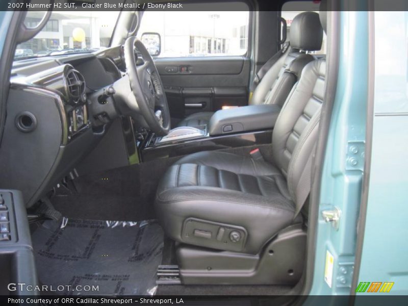 Glacier Blue Metallic / Ebony Black 2007 Hummer H2 SUT