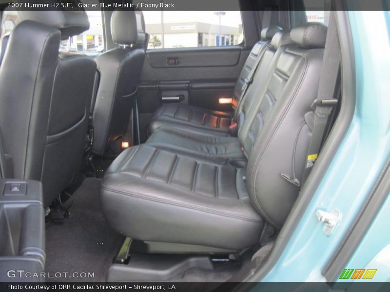 Glacier Blue Metallic / Ebony Black 2007 Hummer H2 SUT