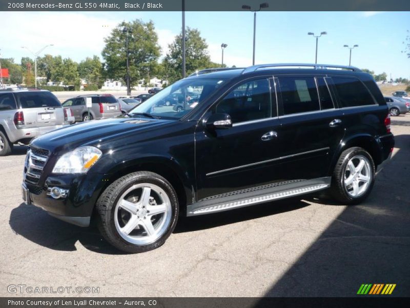 Black / Black 2008 Mercedes-Benz GL 550 4Matic