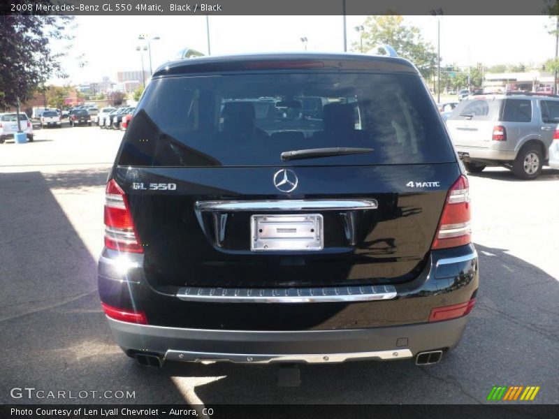 Black / Black 2008 Mercedes-Benz GL 550 4Matic
