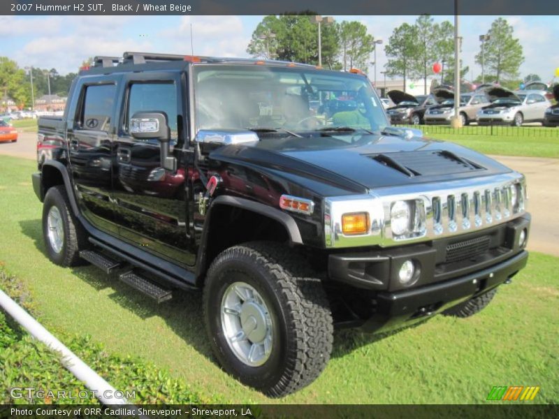 Black / Wheat Beige 2007 Hummer H2 SUT