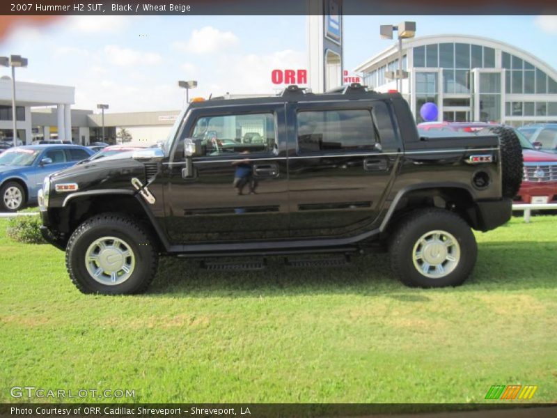 Black / Wheat Beige 2007 Hummer H2 SUT