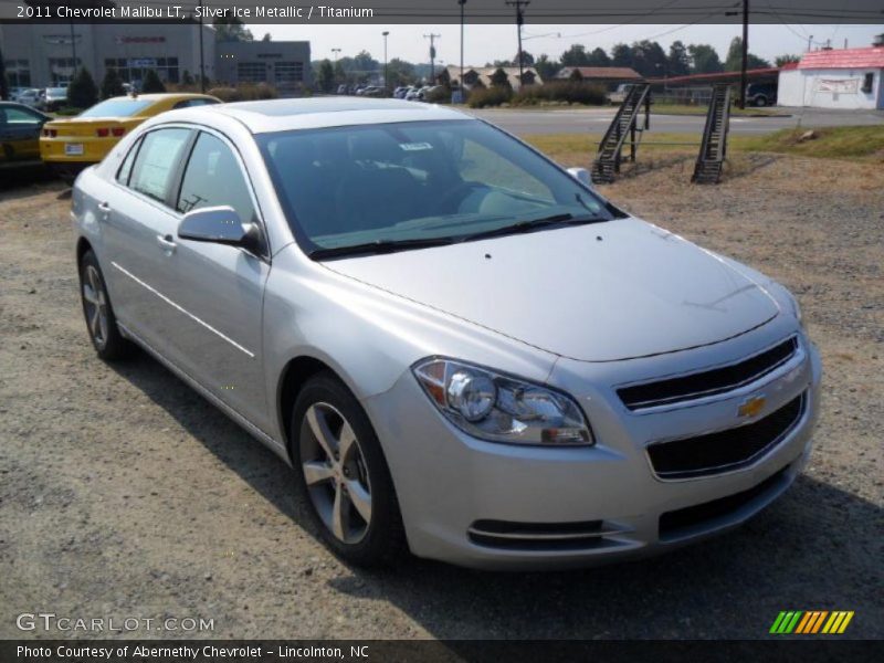 Silver Ice Metallic / Titanium 2011 Chevrolet Malibu LT