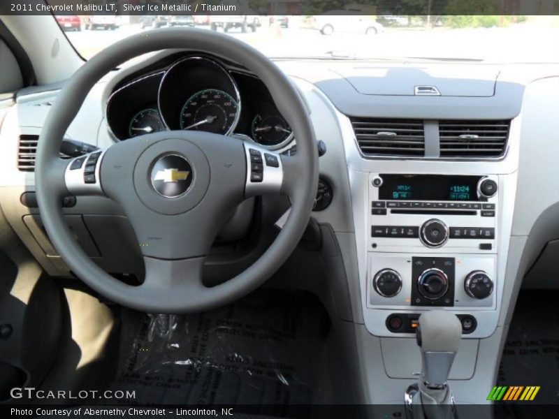 Silver Ice Metallic / Titanium 2011 Chevrolet Malibu LT