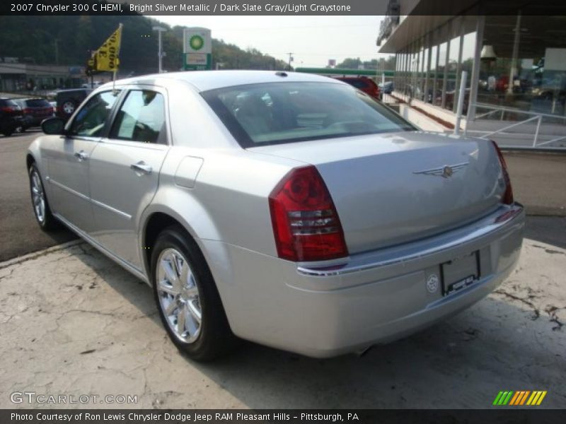 Bright Silver Metallic / Dark Slate Gray/Light Graystone 2007 Chrysler 300 C HEMI