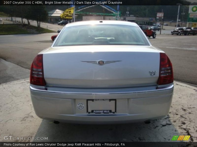 Bright Silver Metallic / Dark Slate Gray/Light Graystone 2007 Chrysler 300 C HEMI