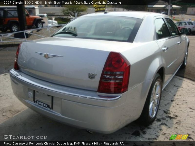 Bright Silver Metallic / Dark Slate Gray/Light Graystone 2007 Chrysler 300 C HEMI