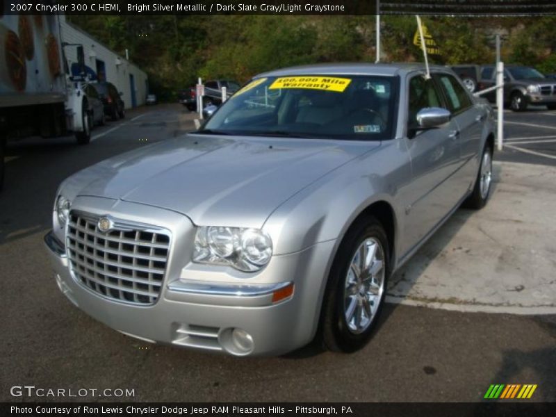 Bright Silver Metallic / Dark Slate Gray/Light Graystone 2007 Chrysler 300 C HEMI