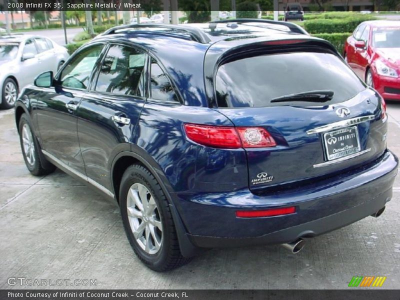 Sapphire Metallic / Wheat 2008 Infiniti FX 35