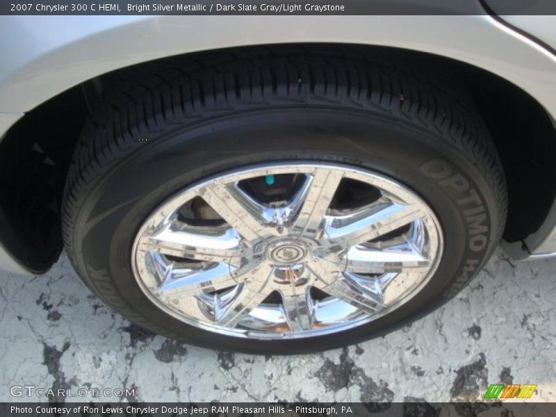 Bright Silver Metallic / Dark Slate Gray/Light Graystone 2007 Chrysler 300 C HEMI