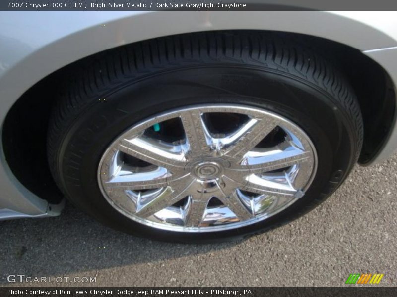 Bright Silver Metallic / Dark Slate Gray/Light Graystone 2007 Chrysler 300 C HEMI