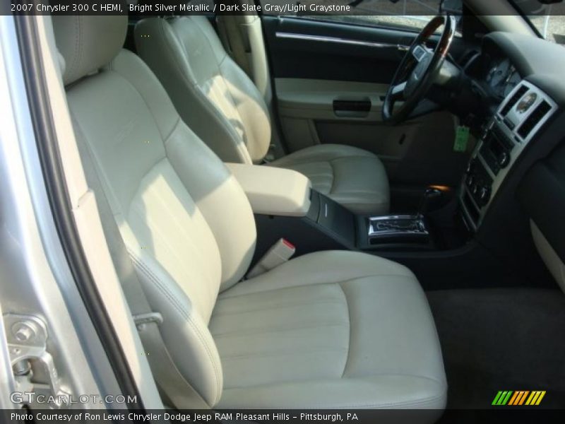 Bright Silver Metallic / Dark Slate Gray/Light Graystone 2007 Chrysler 300 C HEMI