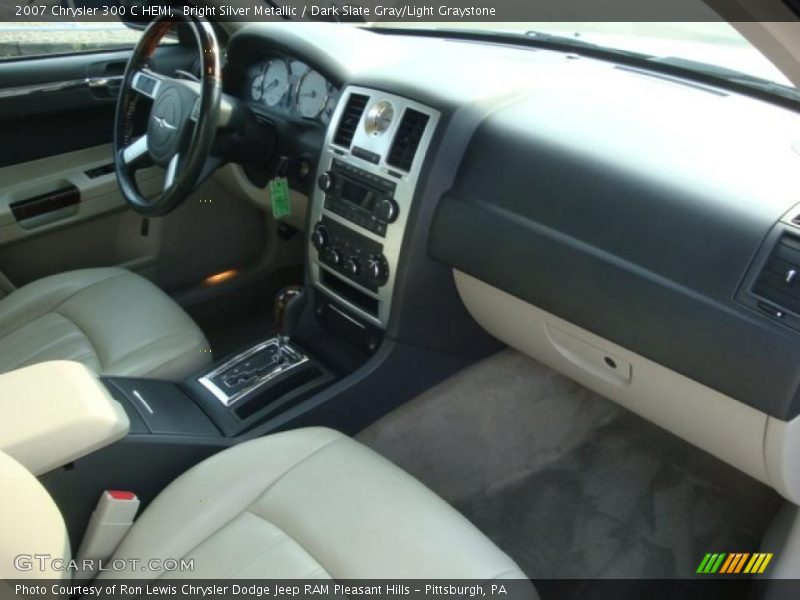 Bright Silver Metallic / Dark Slate Gray/Light Graystone 2007 Chrysler 300 C HEMI