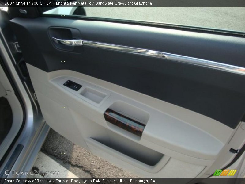 Bright Silver Metallic / Dark Slate Gray/Light Graystone 2007 Chrysler 300 C HEMI