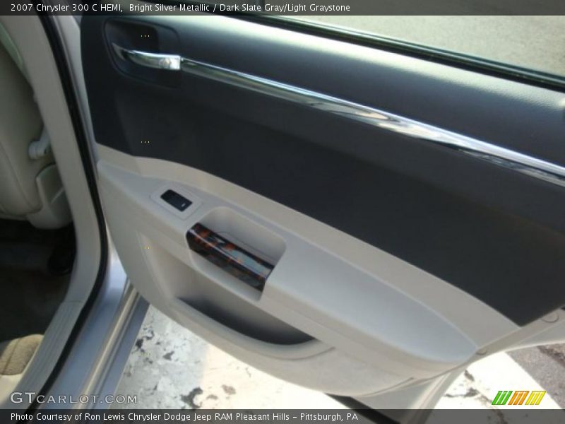 Bright Silver Metallic / Dark Slate Gray/Light Graystone 2007 Chrysler 300 C HEMI