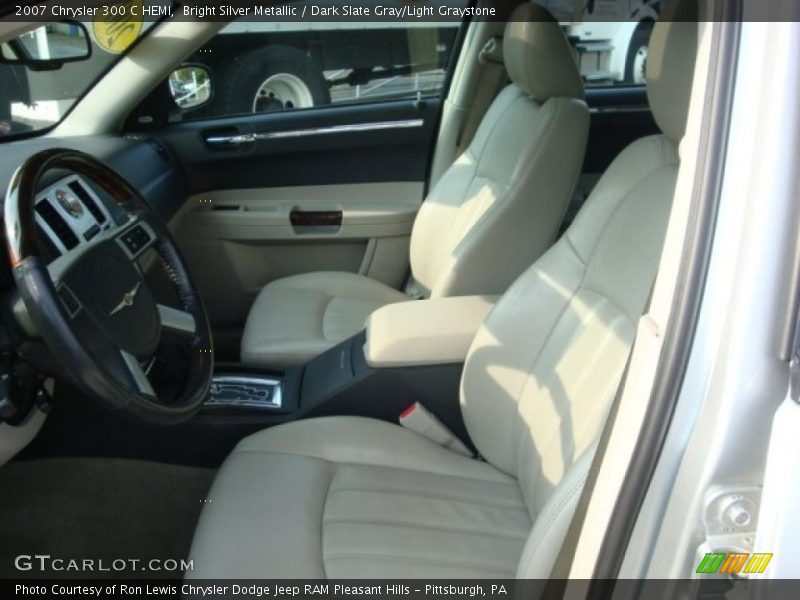 Bright Silver Metallic / Dark Slate Gray/Light Graystone 2007 Chrysler 300 C HEMI