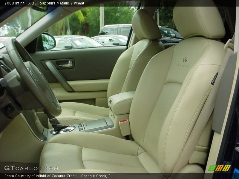 Sapphire Metallic / Wheat 2008 Infiniti FX 35