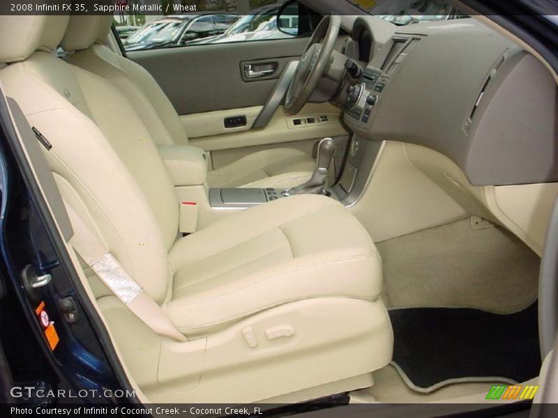 Sapphire Metallic / Wheat 2008 Infiniti FX 35