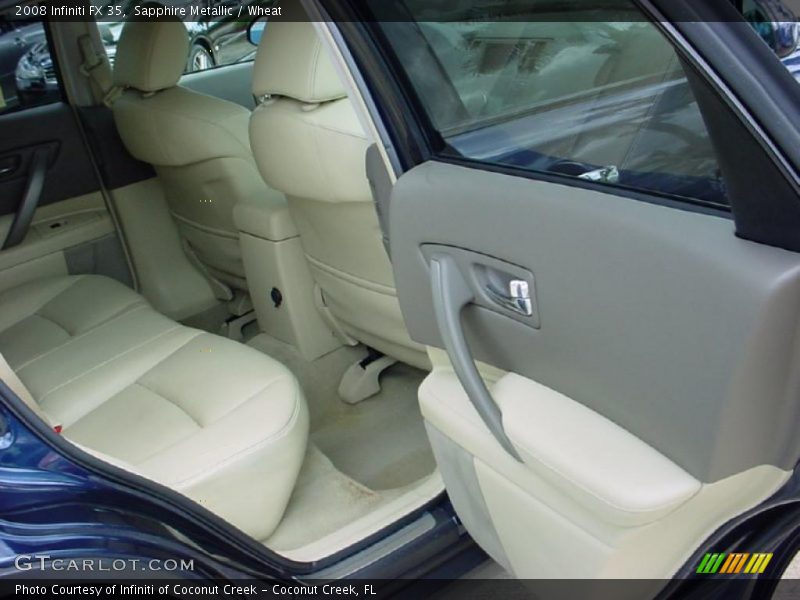 Sapphire Metallic / Wheat 2008 Infiniti FX 35