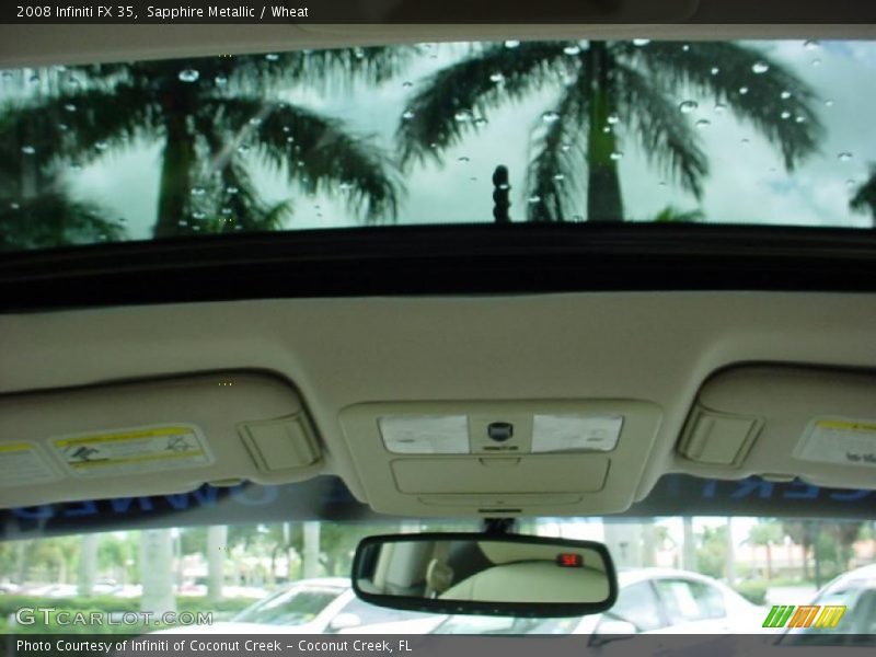 Sapphire Metallic / Wheat 2008 Infiniti FX 35