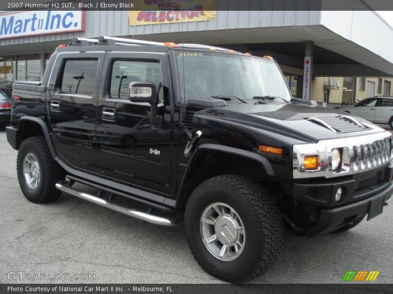 Black / Ebony Black 2007 Hummer H2 SUT