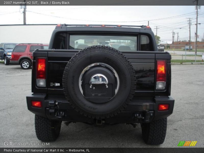 Black / Ebony Black 2007 Hummer H2 SUT