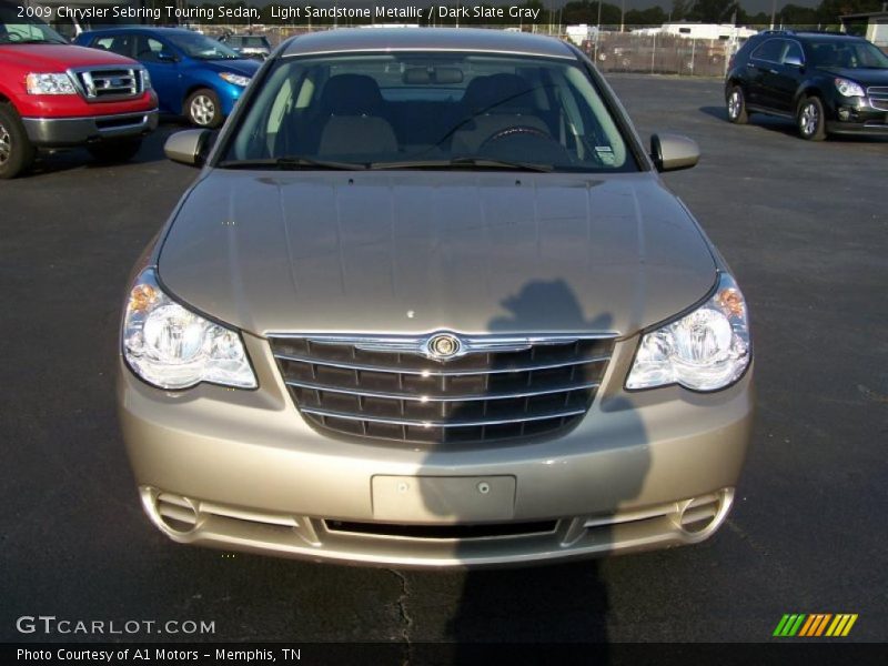 Light Sandstone Metallic / Dark Slate Gray 2009 Chrysler Sebring Touring Sedan