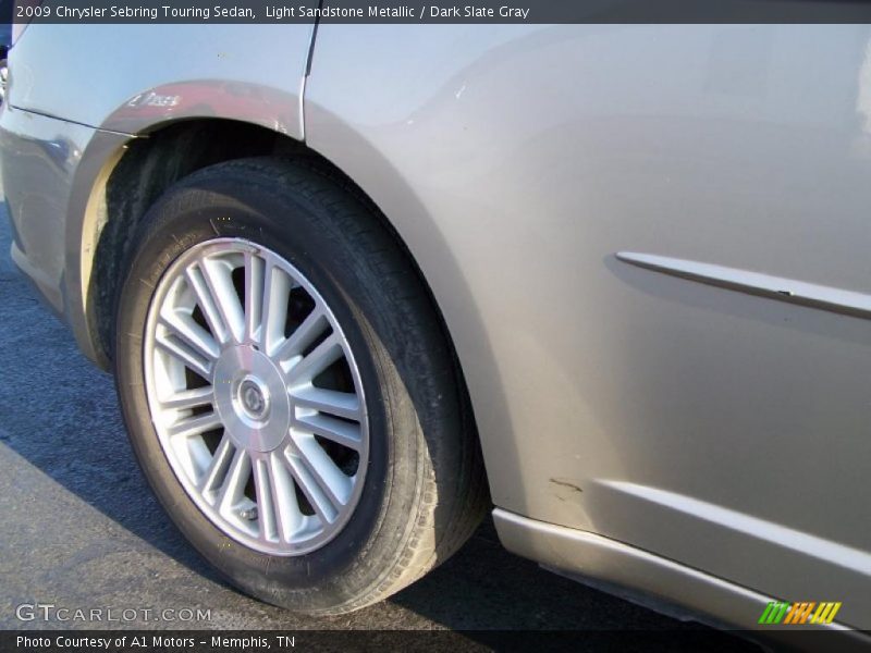 Light Sandstone Metallic / Dark Slate Gray 2009 Chrysler Sebring Touring Sedan