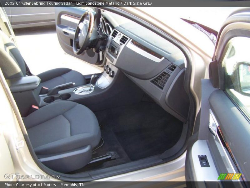 Light Sandstone Metallic / Dark Slate Gray 2009 Chrysler Sebring Touring Sedan