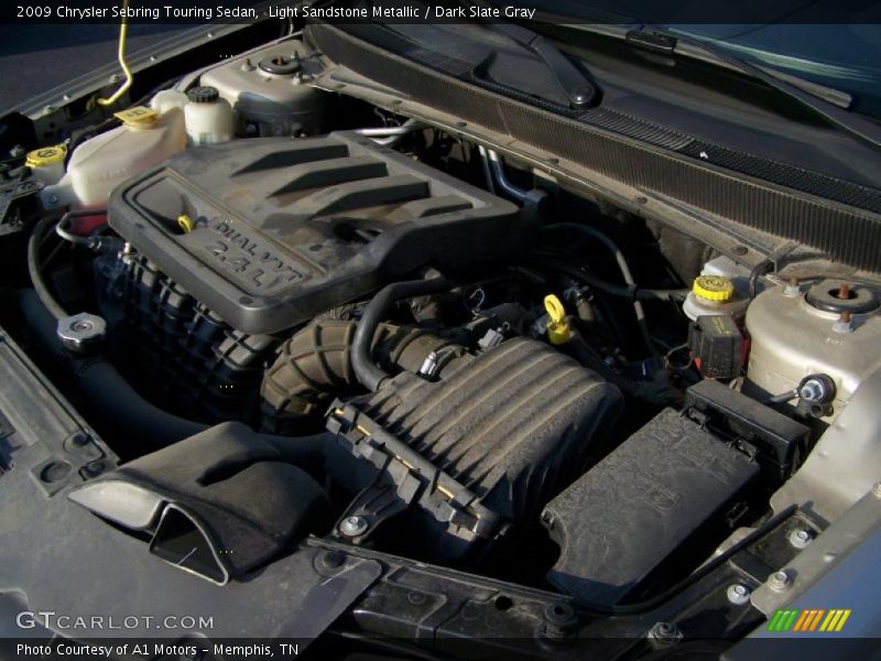 Light Sandstone Metallic / Dark Slate Gray 2009 Chrysler Sebring Touring Sedan