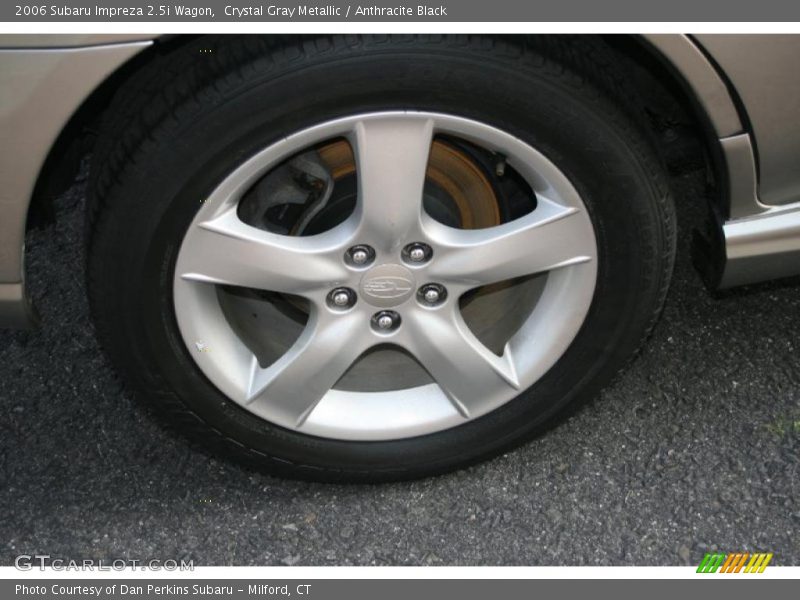 Crystal Gray Metallic / Anthracite Black 2006 Subaru Impreza 2.5i Wagon