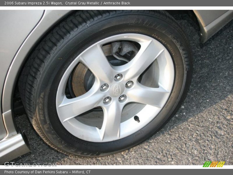 Crystal Gray Metallic / Anthracite Black 2006 Subaru Impreza 2.5i Wagon