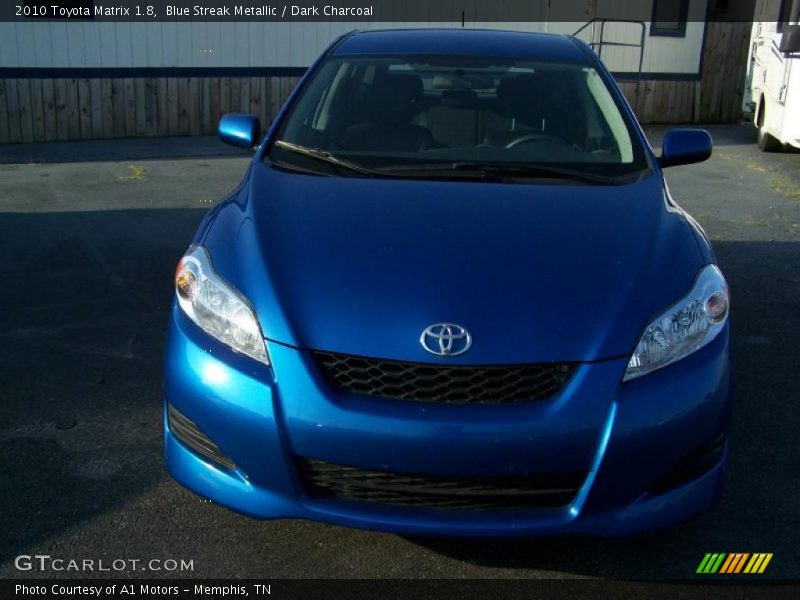 Blue Streak Metallic / Dark Charcoal 2010 Toyota Matrix 1.8